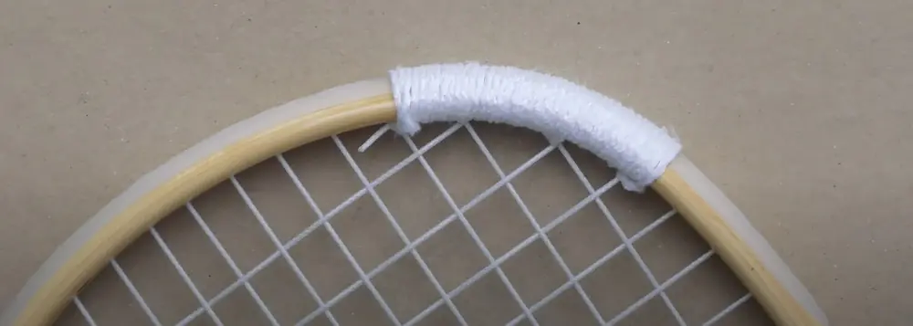 Use string to stop your rackets from breaking