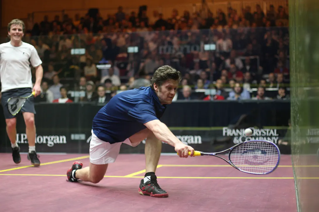 What Does To Hit The Ball Off The Back Wall Mean In Squash?