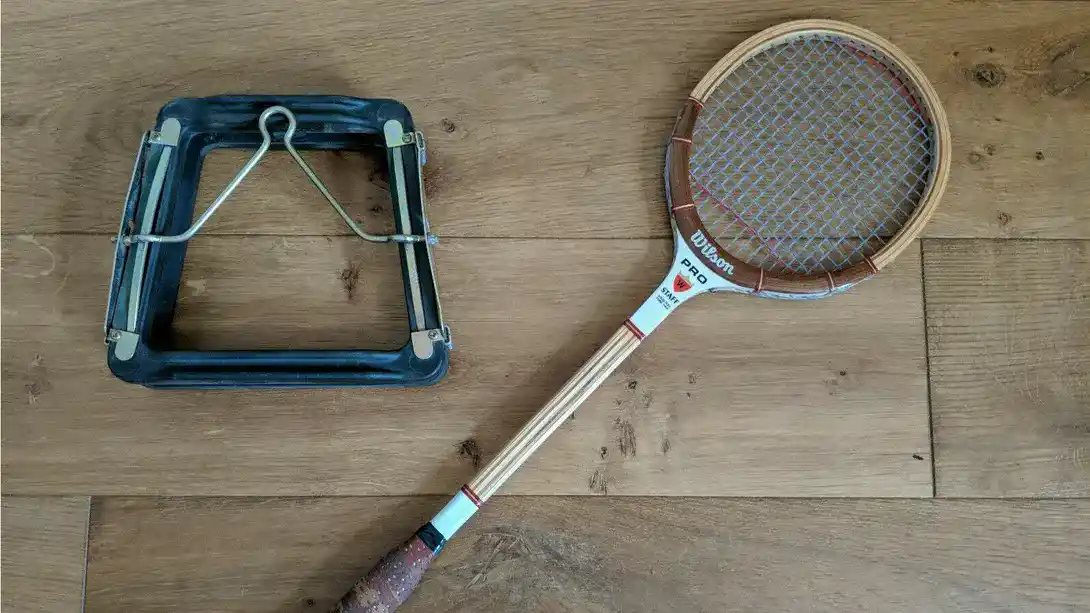 Vintage Squash Racket Day